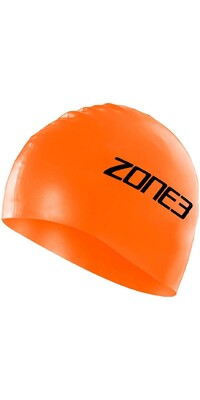 2024 ZONE3 Silikon-Schwimmkappe SA24SCAP - Orange