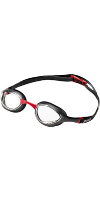 2024 ZONE3 Volare Schwimmbrille SA19GOGVO101 - Schwarz / Rot / Klare Linse