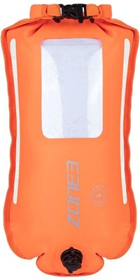 2024 Zone3 Recycled 2 LED Licht 28L Rucksack Schwimmen Sicherheit Boje & Dry Tasche SA23R2LBP113 - Hi-Vis Orange