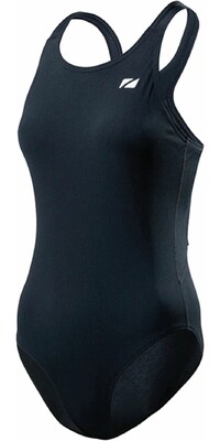 2024 ZONE3 Womens OWS Renew Classic One-Piece Swim Suit SW22WOWSC101 - Black