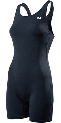 2024 ZONE3 Frauen OWS Renew Short Leg Kneeskin Swim Costume SW22WOWSK101 - Black
