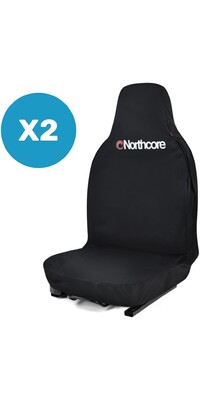 2025 Northcore Waterproof Car Seat Cover Bundle NWCSCB - Black