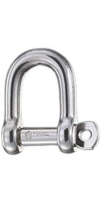 2025 Wichard Self-locking D Shackle WR1201 - Silver