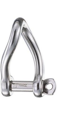 2025 Wichard Self-locking Twisted Shackle WR1222 - Silver