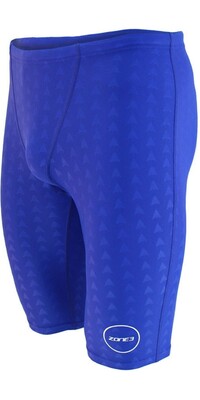 2025 ZONE3 Mens Fina Approved Performance Gold Jammer Shorts SW18MFJS106 - Blue / White