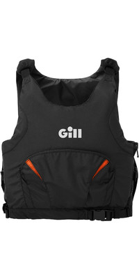 2024 Gill Pursuit Pro Racer Side Zip 50N Buoyancy Aid 4916 - Black / Orange