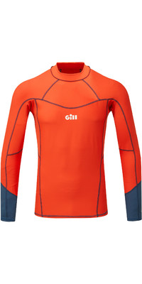 2023 Gill Mens Pro Long Sleeve Rash Vest 5020 - Orange