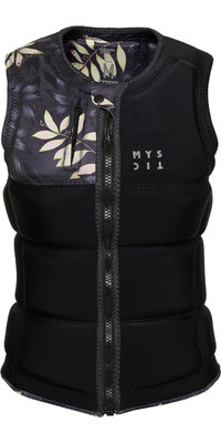 2024 Mystic Womens Dazzled Front Zip Impact Vest 35005220153 - Black