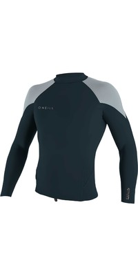 2024 O'Neill Mens Reactor II 1.5mm Long Sleeve Neoprene Top Slate / Cool Grey 5080