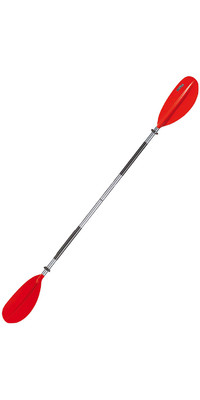 2021 Bravo KWB 220cm 2 Piece Alu Curved Blade Kayak Paddle Red 6277060N