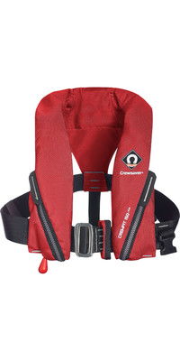 2024 Crewsaver Crewfit 150N Junior Lifejacket Auto With Harness 9705RA - Red