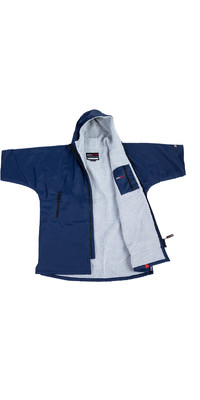 2023 Dryrobe Advance Junior Kurzarm-Wechselkleidung Robe DR100 - Navy / Grey