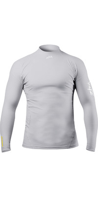 2024 Zhik Männer Eco UPF50+ Spandex Long Sleeve Rash Guard DTP-0063 - Platinum