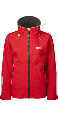 2024 Gill Frauen Os3 Coastal Jacke Os32jw - Rot