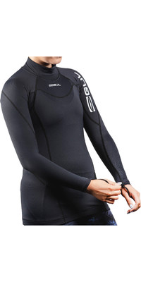 2024 Gul Womens Recore Long Sleeve UV Rashguard RG0331-B9 - Black