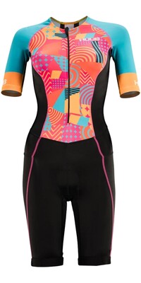 2024 Huub Frauen Her Spirit Long Course Suit HERSLCS - Black / Multi