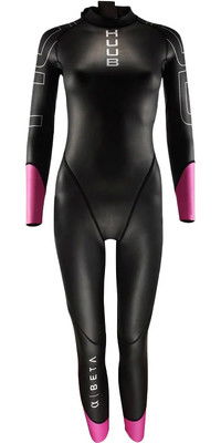 2022 Huub Womens Alpha-Beta Open Water Swimming Wetsuit ALPBP-W - Pink