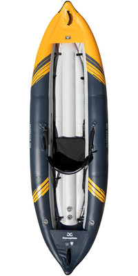 2024 Aquaglide McKenzie 105 1 Person White Water Kayak AMWW1 - Navy / Orange