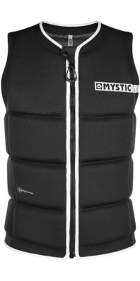 2023 Mystic Mnner Brand Front Zip Wake Impact Vest 200183 - Black