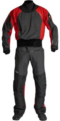 2024 Nookie Fusion Latex Drysuit DR51 - Black / Red