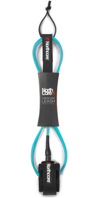 2024 Northcore 7FT Surfboard Leash NOCO55E - Turquoise