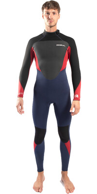 2023 Gul Mens Response 5/3mm GBS Back Zip Wetsuit RE1213-C1 - Navy / Red