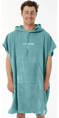 2024 Rip Curl Mens Logo Kapuzenhandtuch ndern Robe / Poncho 00GMTO - Blau