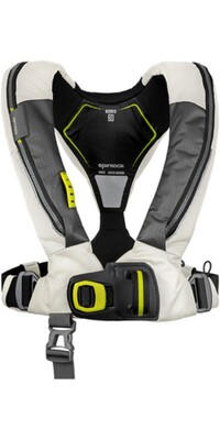 2024 Spinlock Deckvest 6D 170N Lifejacket With HRS System DWLJH6D - White