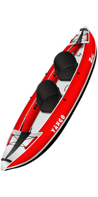 2024 Z-Pro Tango 1 or 2 Man Inflatable Kayak TA200 RED - Kayak Only