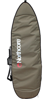 2024 Northcore Aircooled Board Jacket Shortboard Bag 6'8 NOCO27 - Olive Green