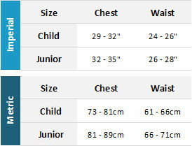 2019 Crewsaver Junior Spray Tops Mens Size Chart