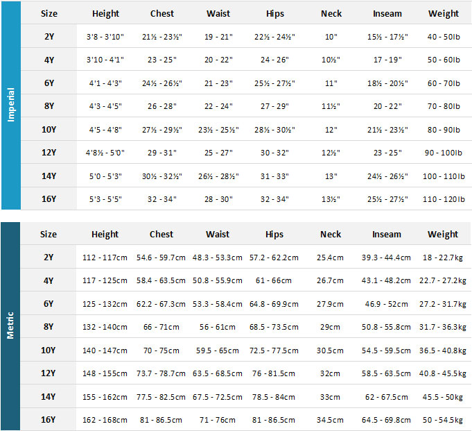 Roxy Junior Wetsuits 19 Womens Size Chart